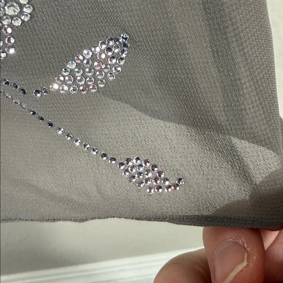 House of CB Blanca Smoke Crystal Embellished Midi Dress - Picture 14 of 14